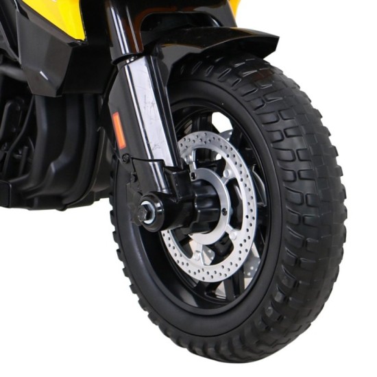 JOKO Elektrická Motorka BMW F850 GS, penové kolesá, žltá