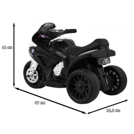 JOKO Elektrická motorka BMW pre deti, čierna