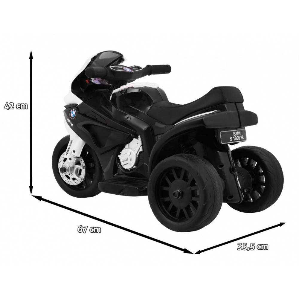 JOKO Elektrická motorka BMW pre deti, čierna