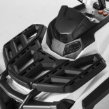 Joko Elektrická štvorkolka ATV 2x45W, Kožené sedadlo, Penové Odpružené kolesá, rádio, USB, biela