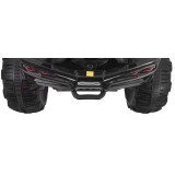 Joko Elektrická štvorkolka ATV 2x45W, Kožené sedadlo, Penové Odpružené kolesá, Rádio, USB, čierno-zelená