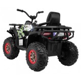 JOKO Elektrická štvorkolka 4x4 ATV Desert, penové kolesá, kožené sedadlo, maskáčová