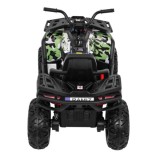 JOKO Elektrická štvorkolka 4x4 ATV Desert, penové kolesá, kožené sedadlo, maskáčová