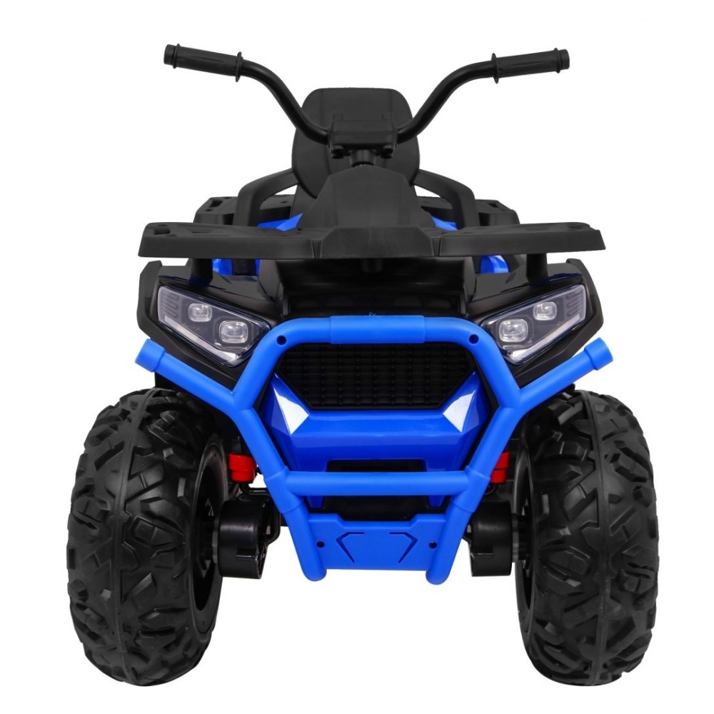 JOKO Elektrická štvorkolka 4x4 ATV Desert, penové kolesá, kožené sedadlo, modrá