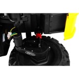 JOKO Elektrická štvorkolka 4x4 ATV Desert, penové kolesá, kožené sedadlo, žltá