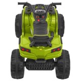 Joko Elektrická štvorkolka ATV 2x45W, Kožené sedadlo, Penové Odpružené kolesá, Rádio, USB, zelená