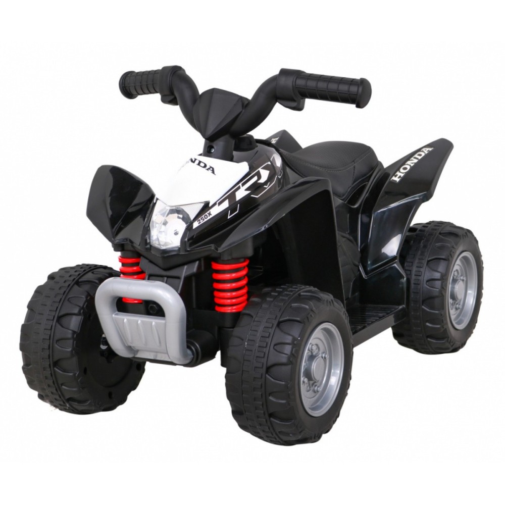 JOKO Elektrická Štvorkolka Honda 250X TRX, kožené sedadlo, odpružené kolesá, čierna