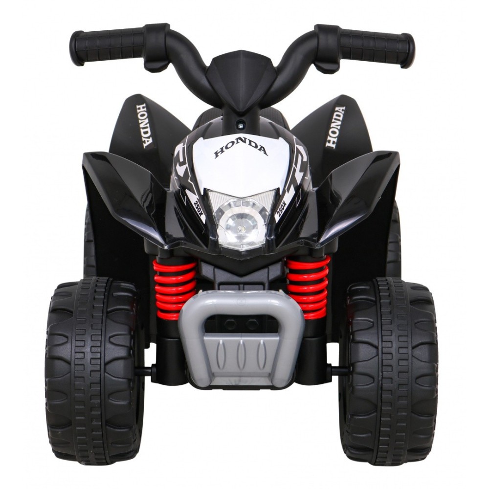 JOKO Elektrická Štvorkolka Honda 250X TRX, kožené sedadlo, odpružené kolesá, čierna