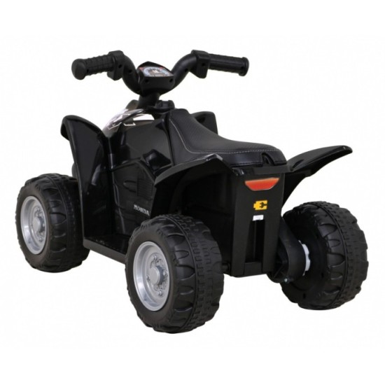 JOKO Elektrická Štvorkolka Honda 250X TRX, kožené sedadlo, odpružené kolesá, čierna