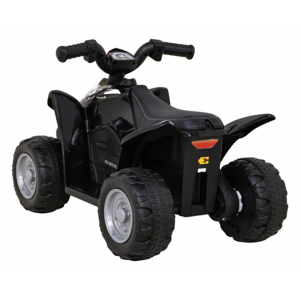 JOKO Elektrická Štvorkolka Honda 250X TRX, kožené sedadlo, odpružené kolesá, čierna