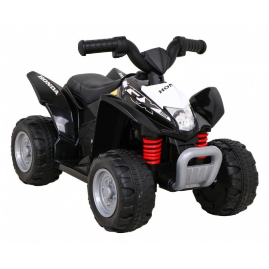 JOKO Elektrická Štvorkolka Honda 250X TRX, kožené sedadlo, odpružené kolesá, čierna