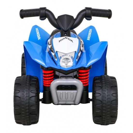 JOKO Elektrická Štvorkolka Honda 250X TRX, kožené sedadlo, odpružené kolesá, modrá