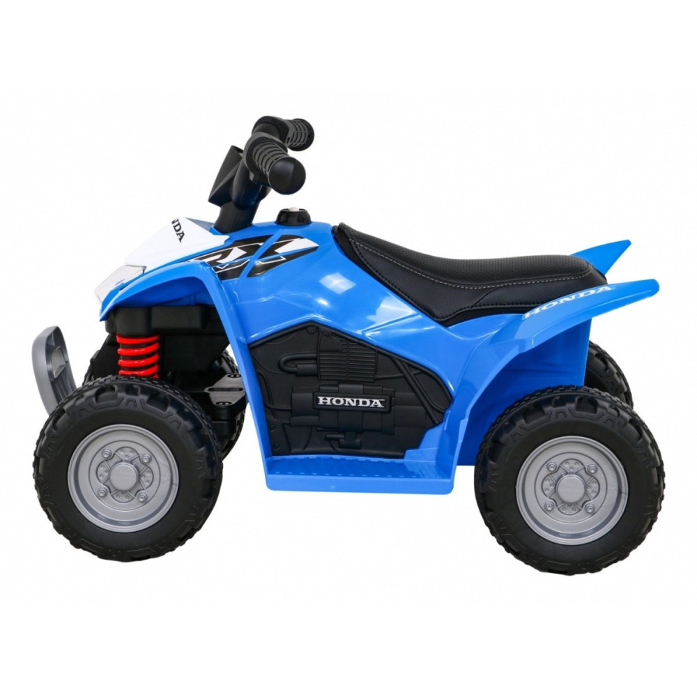 JOKO Elektrická Štvorkolka Honda 250X TRX, kožené sedadlo, odpružené kolesá, modrá