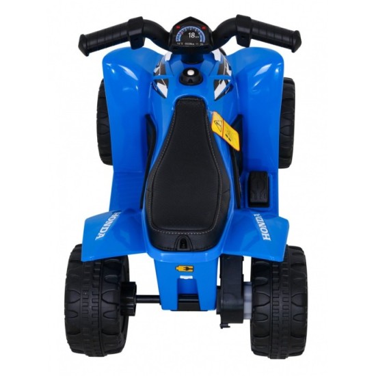 JOKO Elektrická Štvorkolka Honda 250X TRX, kožené sedadlo, odpružené kolesá, modrá