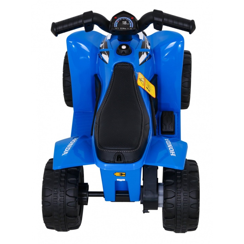 JOKO Elektrická Štvorkolka Honda 250X TRX, kožené sedadlo, odpružené kolesá, modrá