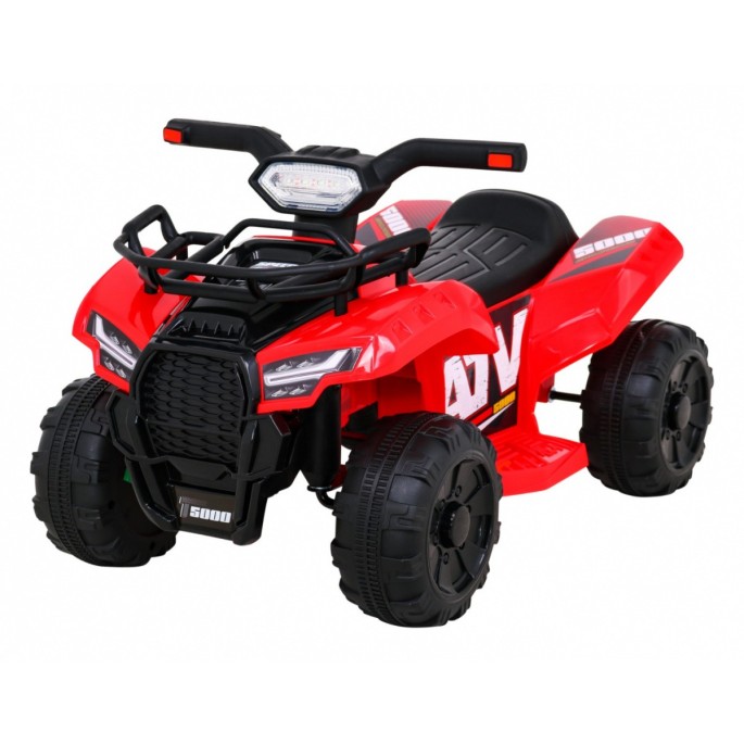 JOKO Elektrická Štvorkolka Storm, motor 25W, MP3 a USB vstup + LED svetlo, červená