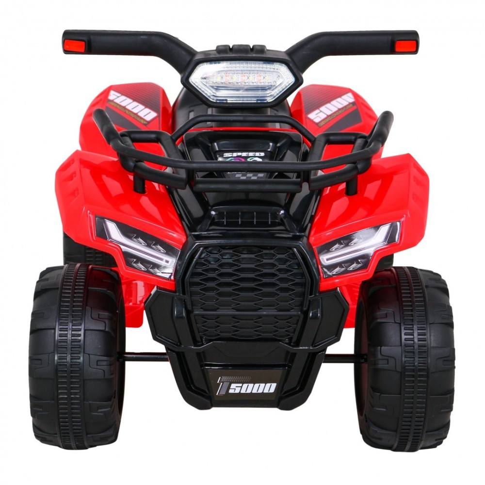 JOKO Elektrická Štvorkolka Storm, motor 25W, MP3 a USB vstup + LED svetlo, červená