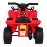 JOKO Elektrická Štvorkolka Storm, motor 25W, MP3 a USB vstup + LED svetlo, červená