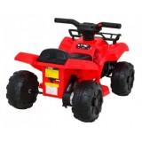 JOKO Elektrická Štvorkolka Storm, motor 25W, MP3 a USB vstup + LED svetlo, červená