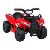 JOKO Elektrická Štvorkolka Storm, motor 25W, MP3 a USB vstup + LED svetlo, červená