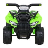 JOKO Elektrická Štvorkolka Storm, motor 25W, MP3 a USB vstup + LED svetlo, zelená