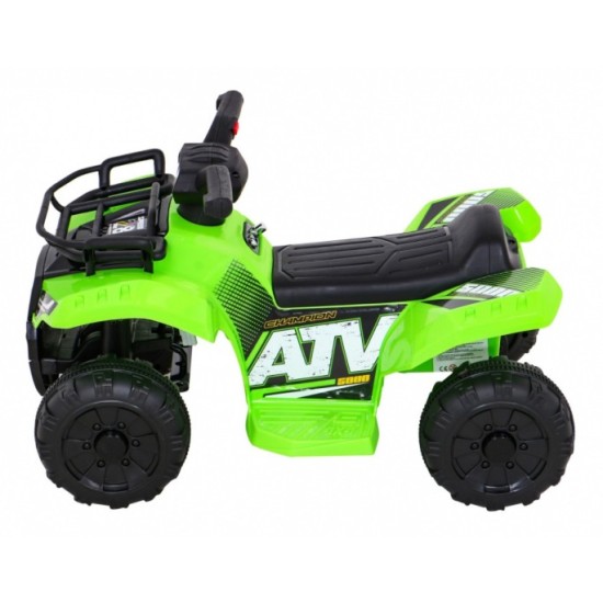 JOKO Elektrická Štvorkolka Storm, motor 25W, MP3 a USB vstup + LED svetlo, zelená