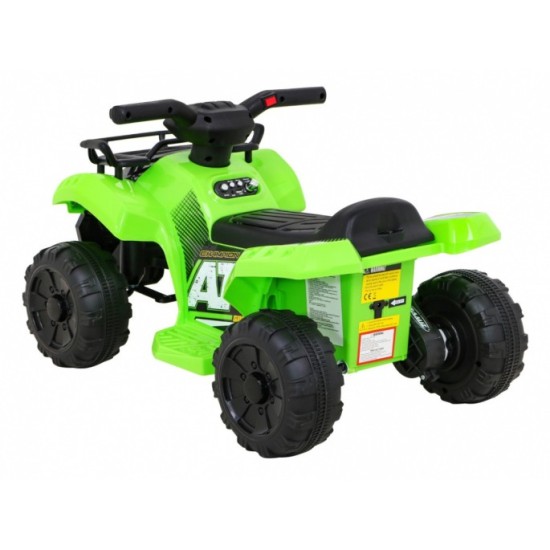 JOKO Elektrická Štvorkolka Storm, motor 25W, MP3 a USB vstup + LED svetlo, zelená