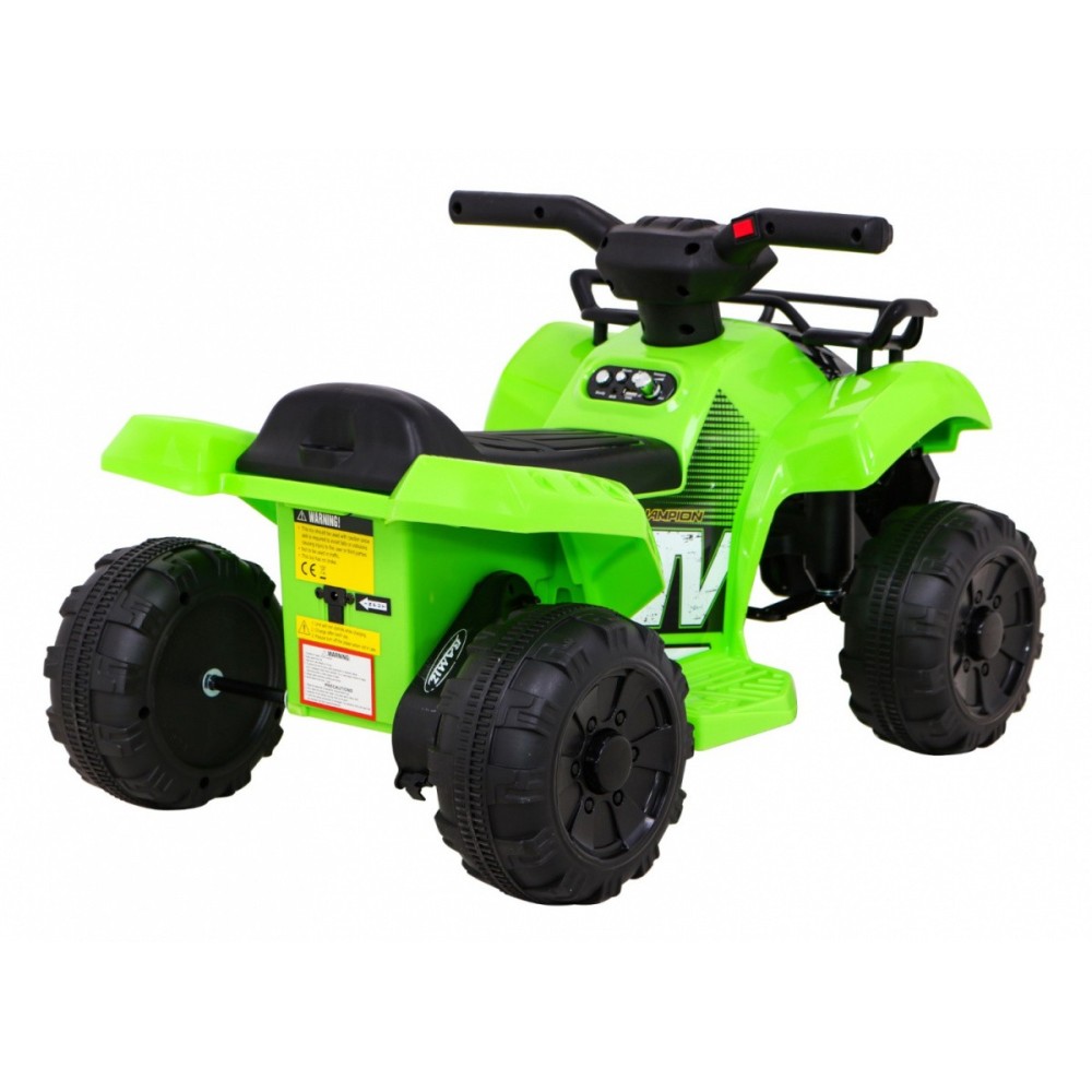 JOKO Elektrická Štvorkolka Storm, motor 25W, MP3 a USB vstup + LED svetlo, zelená