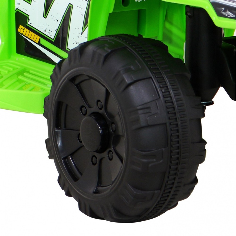 JOKO Elektrická Štvorkolka Storm, motor 25W, MP3 a USB vstup + LED svetlo, zelená