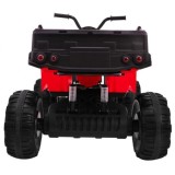 Joko, Veľká Elektrická štvorkolka 4x4 XL ATV, kožené sedadlo, penové kolesá, rádio, USB, červená