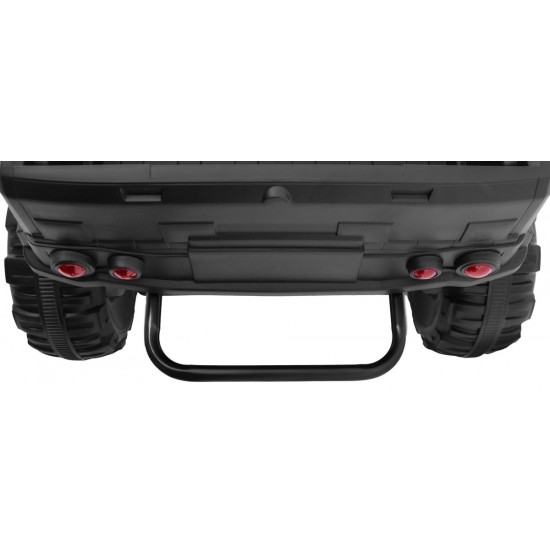 Joko, Veľká Elektrická štvorkolka 4x4 XL ATV, kožené sedadlo, penové kolesá, rádio, USB, červená