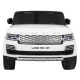 JOKO Elektrické autíčko Range Rover 4x4 HSE, Dvojmiestne, Penové kolesá, kožené sedadlo, FM rádio, nosnosť 50kg, odpružené, biel