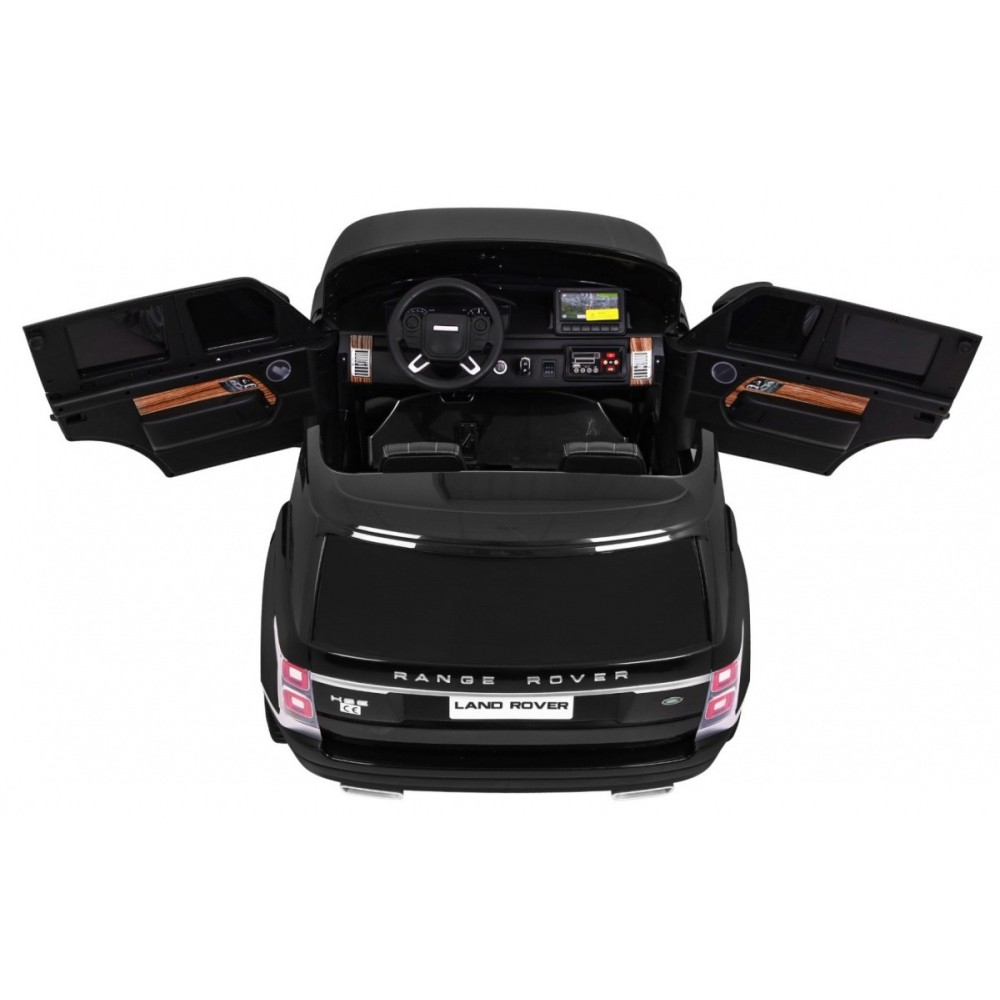 JOKO Elektrické autíčko Range Rover 4x4 HSE, Lakované, Dvojmiestne, Penové kolesá, kožené sedadlo, FM rádio, nosnosť 50kg, odpru