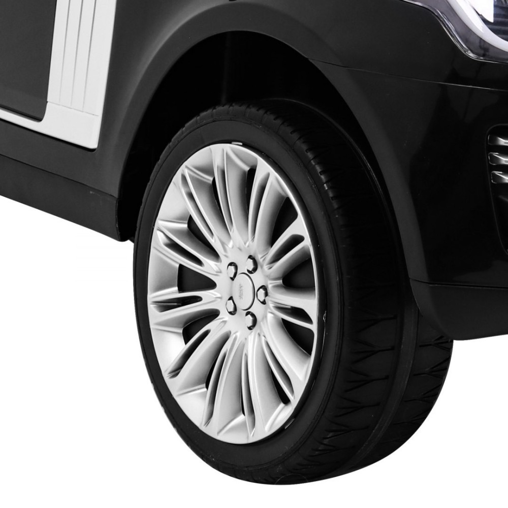 JOKO Elektrické autíčko Range Rover 4x4 HSE, Lakované, Dvojmiestne, Penové kolesá, kožené sedadlo, FM rádio, nosnosť 50kg, odpru