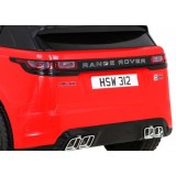JOKO Elektrické autíčko Range Rover Velar, penové kolesá, kožené sedadlo, červené
