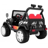 JOKO Elektrické autíčko JEEP Raptor, diaľkové ovládanie, penové kolesá, USB, 2x45W, čierne