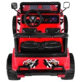 JOKO Elektrické autíčko JEEP Raptor, diaľkové ovládanie, penové kolesá, USB, 2x45W, červené