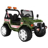 JOKO Elektrické autíčko JEEP Raptor, diaľkové ovládanie, penové kolesá, USB, 2x45W, zelené
