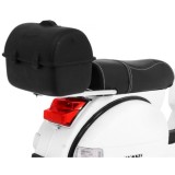 JOKO Elektrický skúter VESPA, penové kolesá, kožené sedadlo, biely