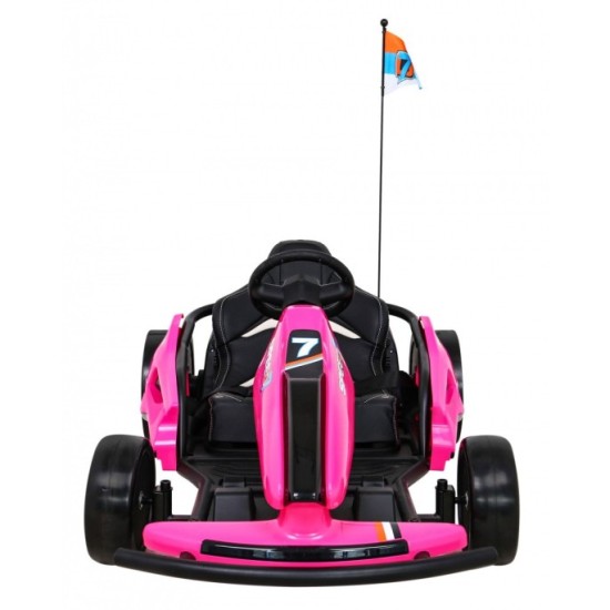 JOKO Elektrické autíčko, Elektrická Formula, Funkcia DRIFTU, 2 x 150W, 24V, Nosnosť 60kg, ružová