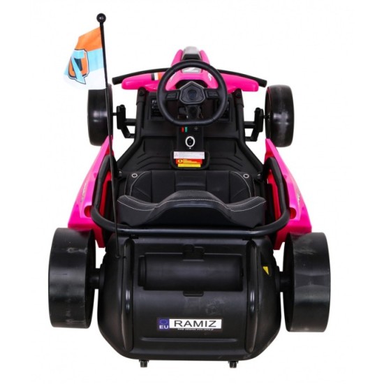 JOKO Elektrické autíčko, Elektrická Formula, Funkcia DRIFTU, 2 x 150W, 24V, Nosnosť 60kg, ružová