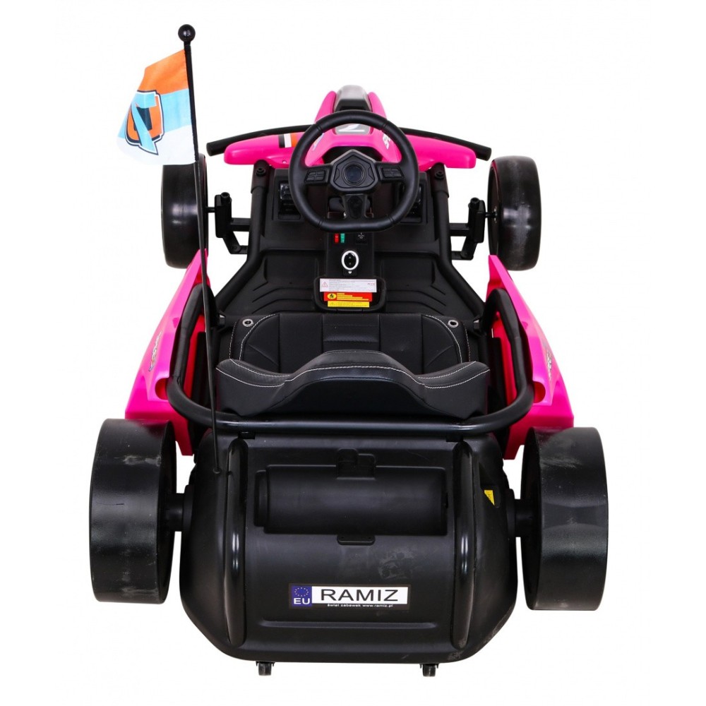 JOKO Elektrické autíčko, Elektrická Formula, Funkcia DRIFTU, 2 x 150W, 24V, Nosnosť 60kg, ružová