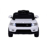 JOKO Elektrické autíčko Star Run RANGE s diaľkovým ovládaním 2,4Ghz, odpružené kolesá, koberček, USB, MP3, biele
