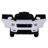 JOKO Elektrické autíčko Star Run RANGE s diaľkovým ovládaním 2,4Ghz, odpružené kolesá, koberček, USB, MP3, biele