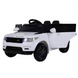 JOKO Elektrické autíčko Star Run RANGE s diaľkovým ovládaním 2,4Ghz, odpružené kolesá, koberček, USB, MP3, biele