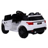 JOKO Elektrické autíčko Star Run RANGE s diaľkovým ovládaním 2,4Ghz, odpružené kolesá, koberček, USB, MP3, biele