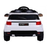JOKO Elektrické autíčko Star Run RANGE s diaľkovým ovládaním 2,4Ghz, odpružené kolesá, koberček, USB, MP3, biele