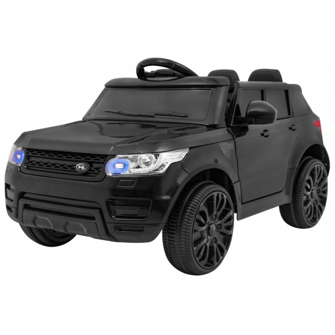 JOKO Elektrické autíčko Star Run RANGE s diaľkovým ovládaním 2,4Ghz, odpružené kolesá, koberček, USB, MP3, čierne