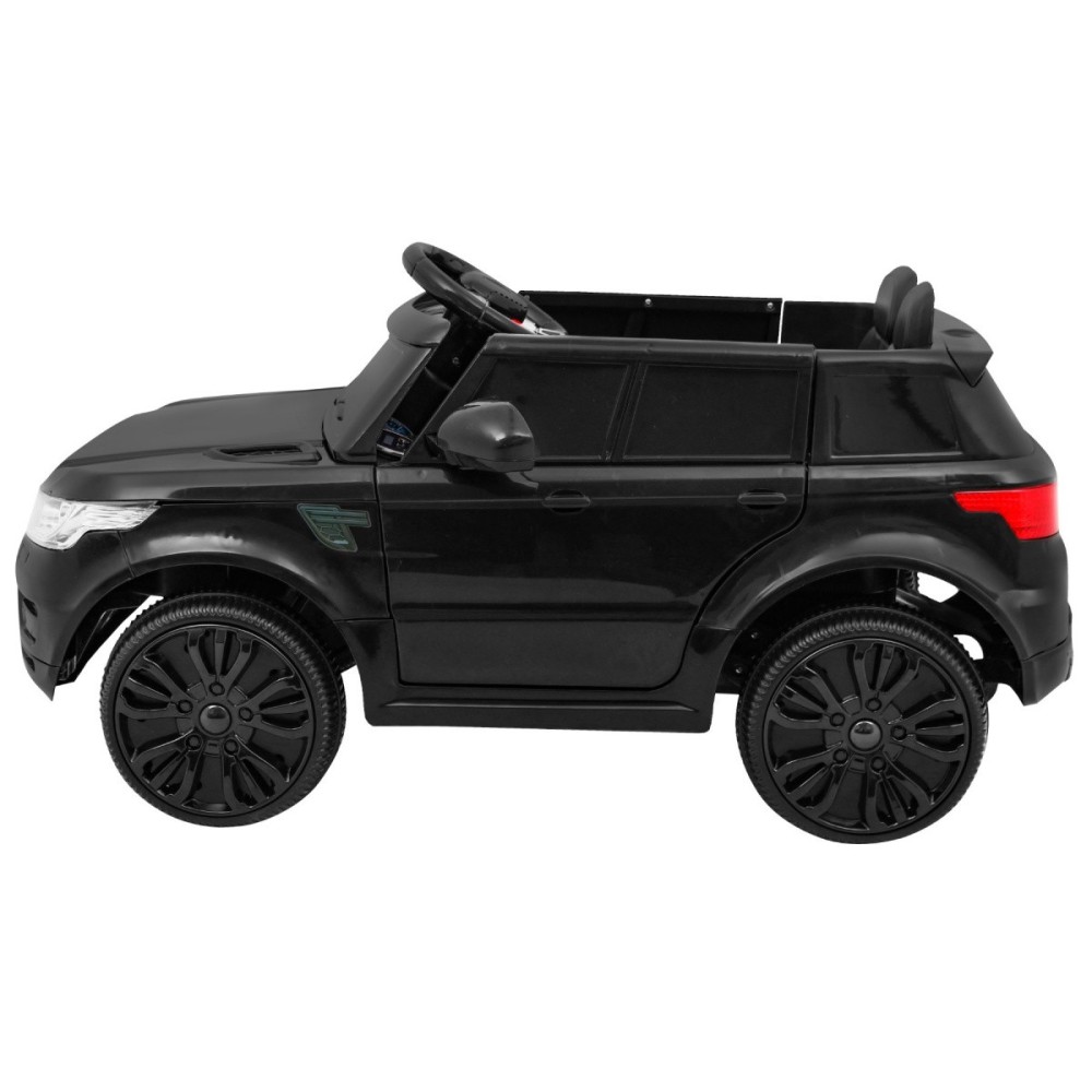 JOKO Elektrické autíčko Star Run RANGE s diaľkovým ovládaním 2,4Ghz, odpružené kolesá, koberček, USB, MP3, čierne