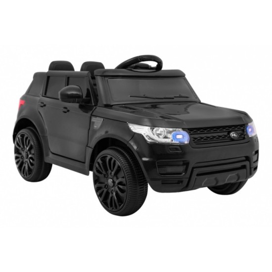 JOKO Elektrické autíčko Star Run RANGE s diaľkovým ovládaním 2,4Ghz, odpružené kolesá, koberček, USB, MP3, čierne